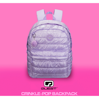 Quest Crinkle-Pop Backpack Lilac