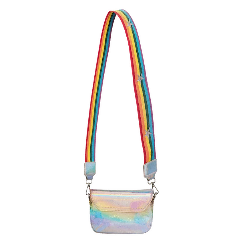 Quest Rainbow Cross Body Bag - Silver