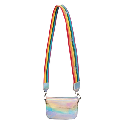 Quest Rainbow Cross Body Bag - Silver