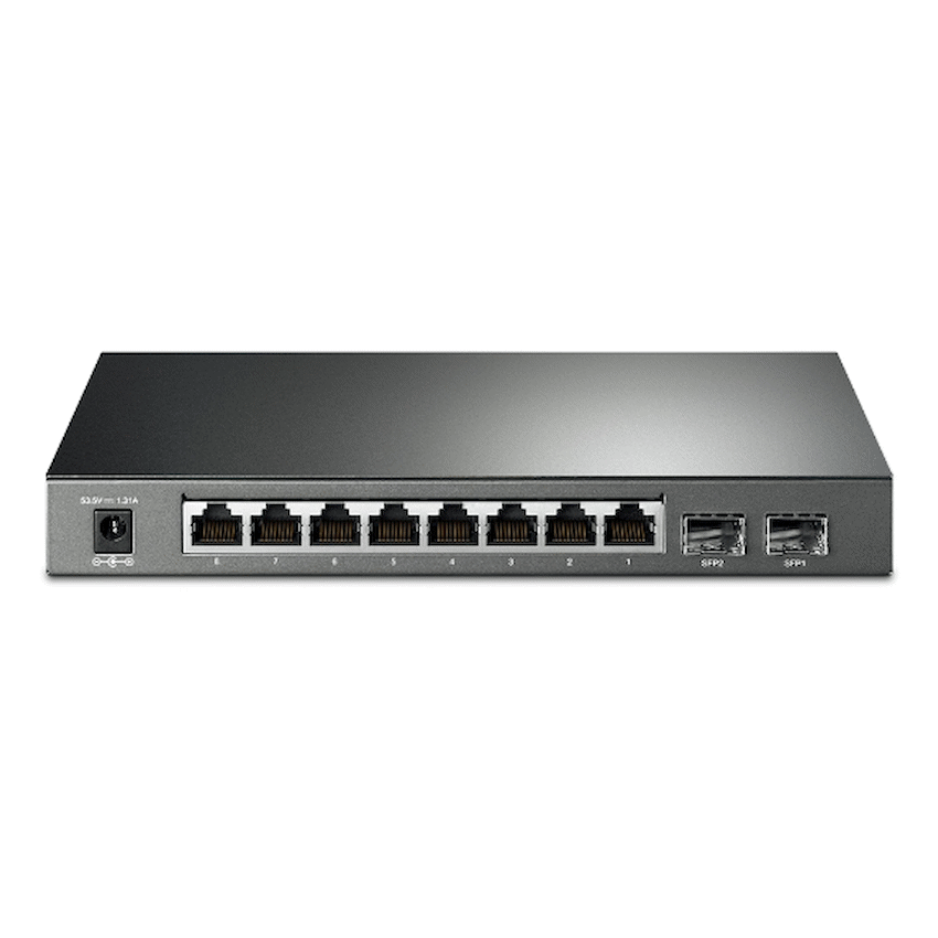 TP-Link SG2210P JetStream 10-Port Gigabit Smart Switch with 8-Port PoE+
