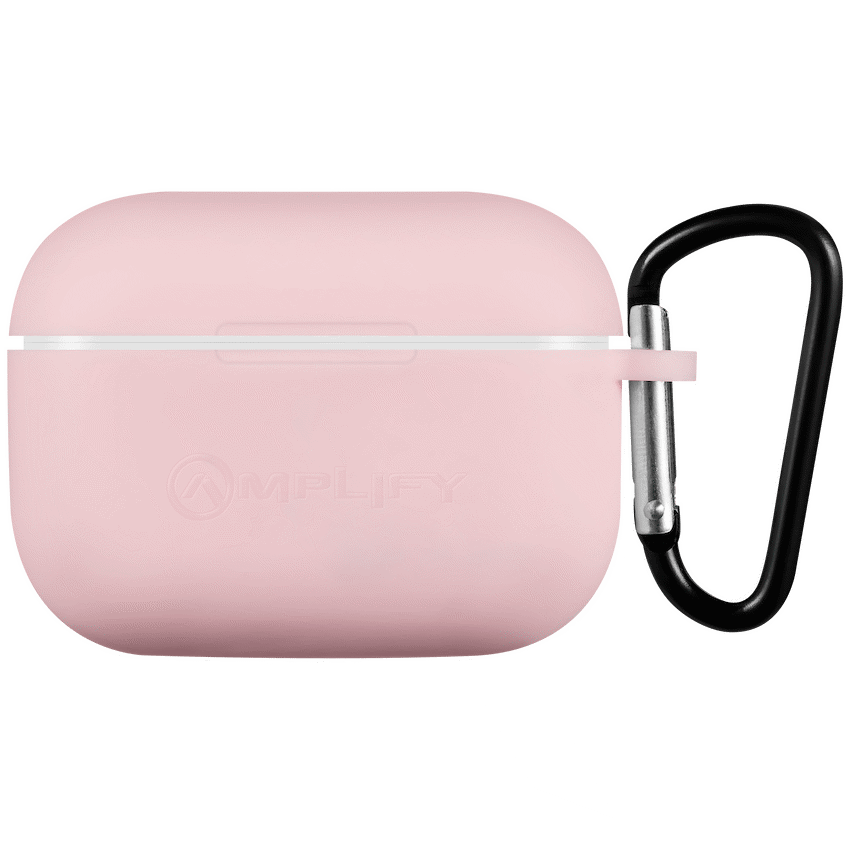 Amplify Note X Series TWS Earphones - White Case + Pink Cover