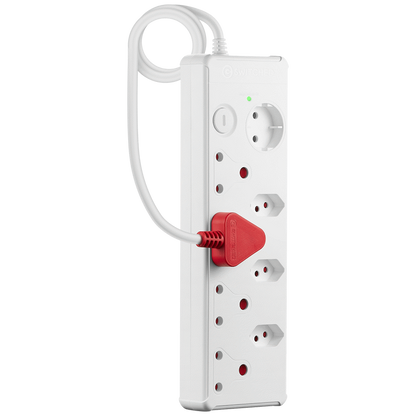 Switched Medium Surge 8-Way Multiplug 0.5m