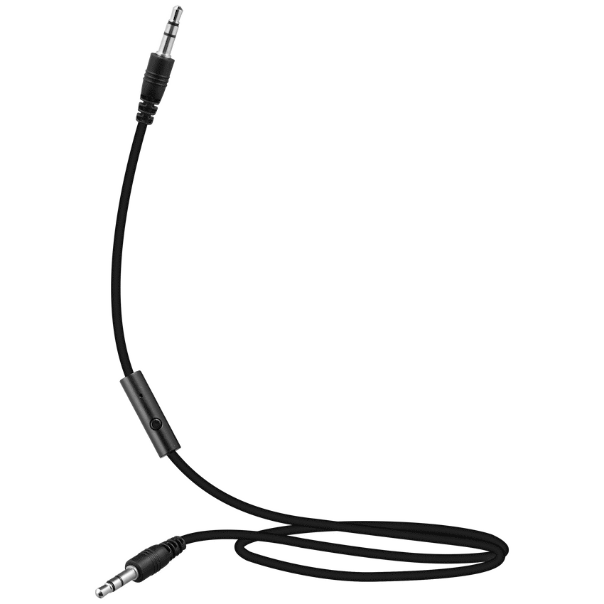 Rocka Cortex series Aux Headphones - Black