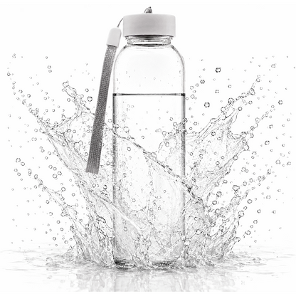 Snappy Splash Glass Bottle 500ml (Order in Qty of 24)