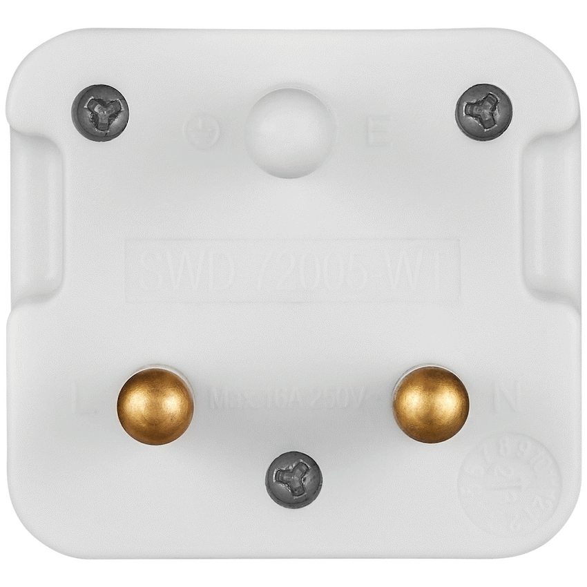 Switched 1-Way Schuko Adaptor