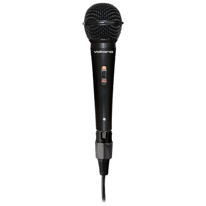 Volkano Ace Series Metal Wired Dynamic Vocal Microphone - Black