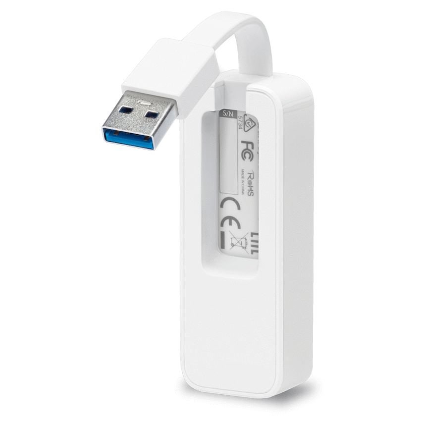 TP-Link UE300 USB 3.0 to Gigabit Ethernet Network Adapter (1 USB 3.0 Connector)