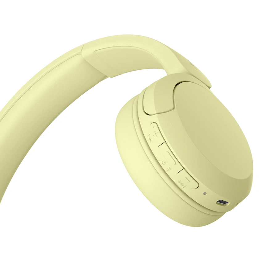 Sony WH-CH520 (Yellow) Bluetooth On-Ear Headphones