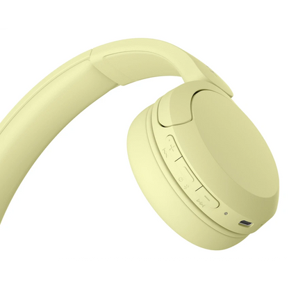 Sony WH-CH520 (Yellow) Bluetooth On-Ear Headphones