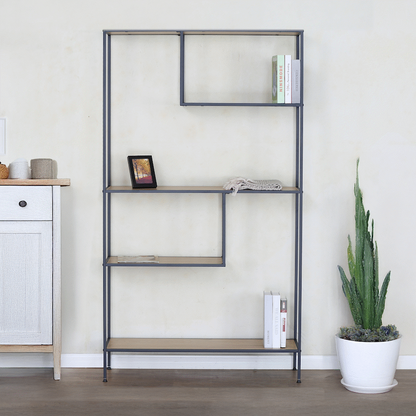 Everfurn Felix Bookshelf - Oak