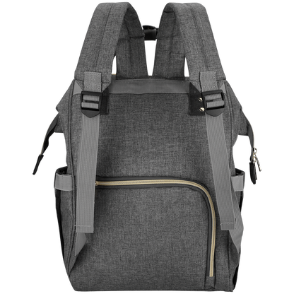 Totes Babe Alma Diaper Backpack Colourblock - Grey/Charcoal
