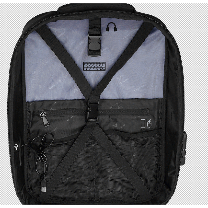 VX Gaming Alien 17.3" Laptop Backpack - Black