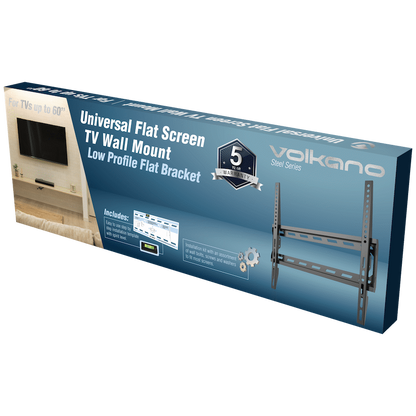 Volkano Steel series TV Wall Mount Flat 26~55 inch - black