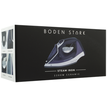 Boden Stark Ceramic Steam Iron - Purple