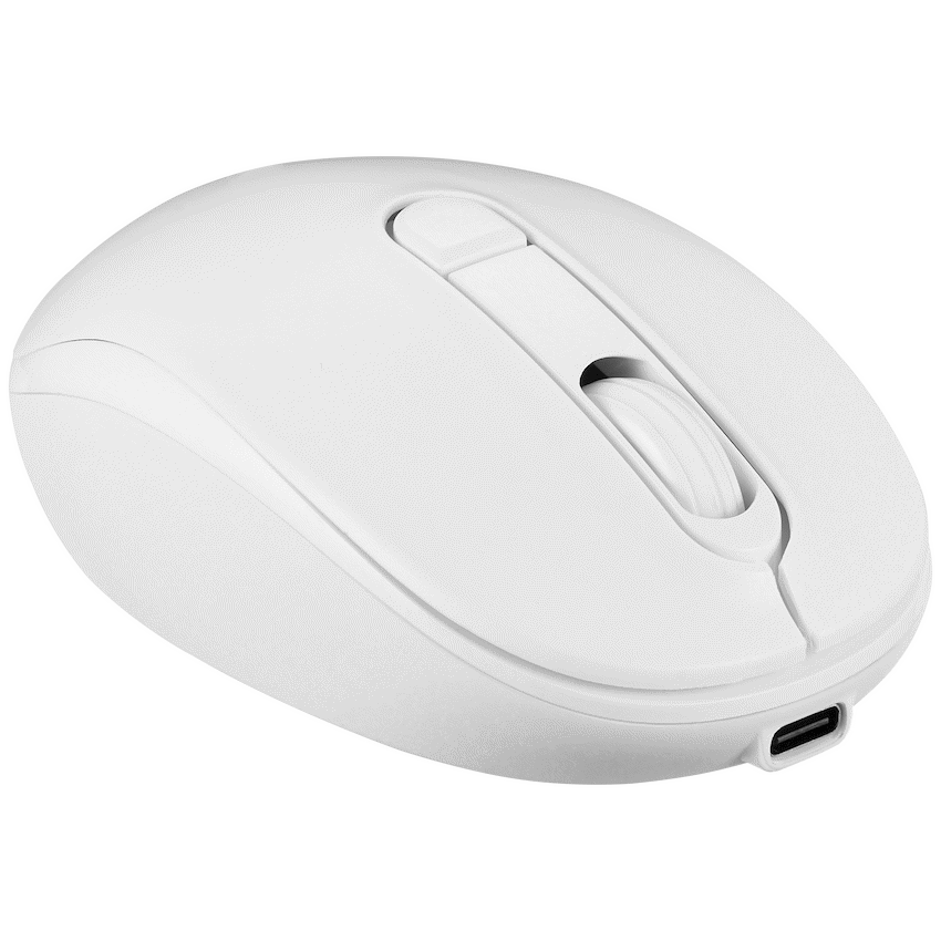 VolkanoX Garnet Bluetooth Wireless Keyboard and Mouse Combo - White