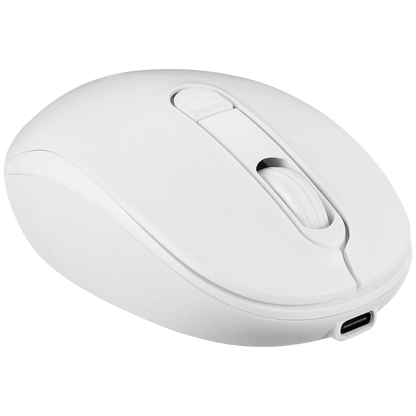 VolkanoX Garnet Bluetooth Wireless Keyboard and Mouse Combo - White