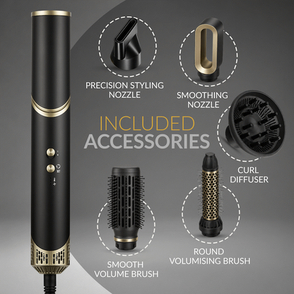 Elektra Ebony 5-in-1 Hot Air Brush