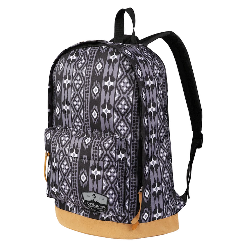 Volkano Suede Series Backpack - Ethnic - Dark Grey