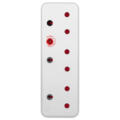 SWITCHED 3 Way Medium Surge 16A Adaptor