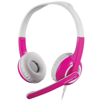 Volkano Kids Chat Junior Series Headset with Mic - Pink