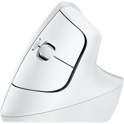 Logitech(R) Lift Vertical Ergonomic Mouse - Off-White/PALE GREY