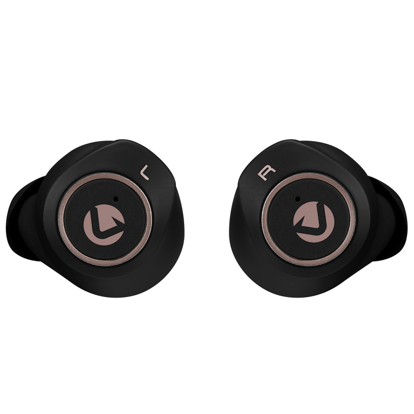 Volkano Taurus Series True Wireless Earphones with Charging Case - Black