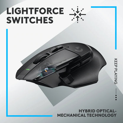 Logitech(R) G502 X Lightspeed Wireless Gaming Mouse - Black