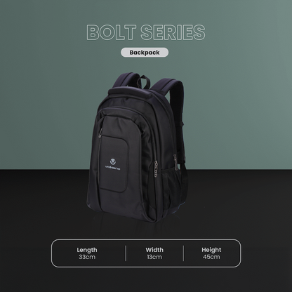 Volkano Bolt series backpack Black