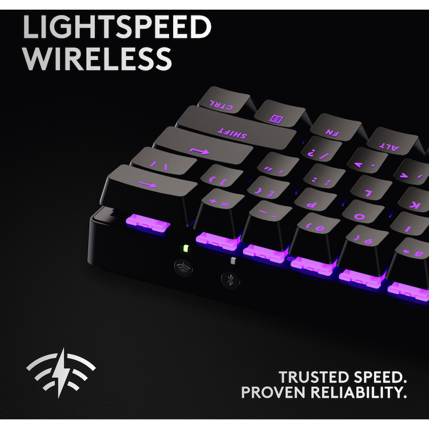 Logitech(R) G PRO X 60 Lightspeed Gaming Keyboard - Black