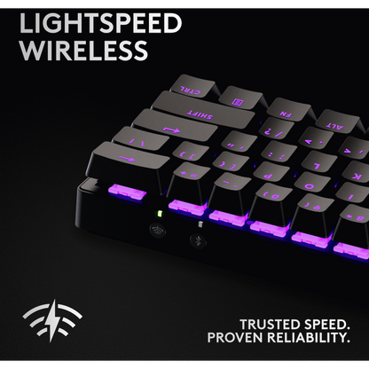 Logitech(R) G PRO X 60 Lightspeed Gaming Keyboard - Black