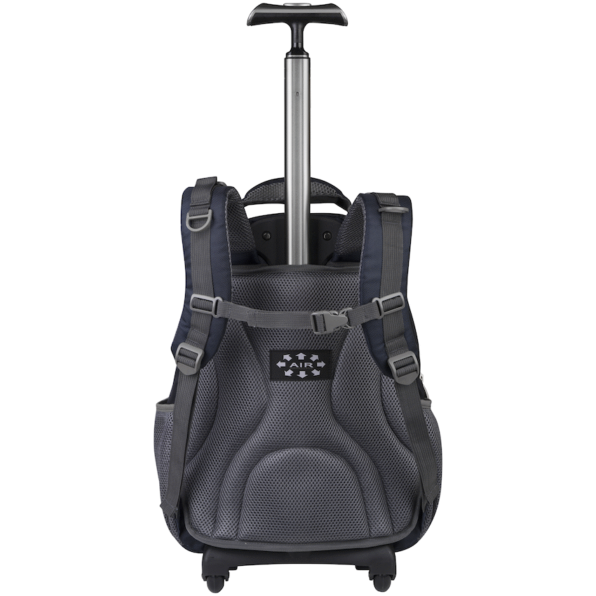 Volkano Orthopaedic Trolley Backpack 27L - Navy/Grey