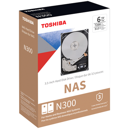 INTERNAL 3.5" 6TB N300 SERIES
