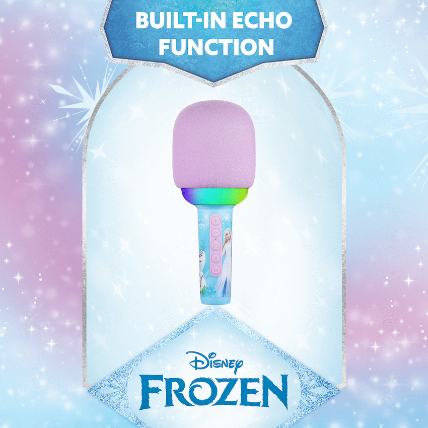 Disney Frozen Bluetooth Dome Microphone with RGB Lights