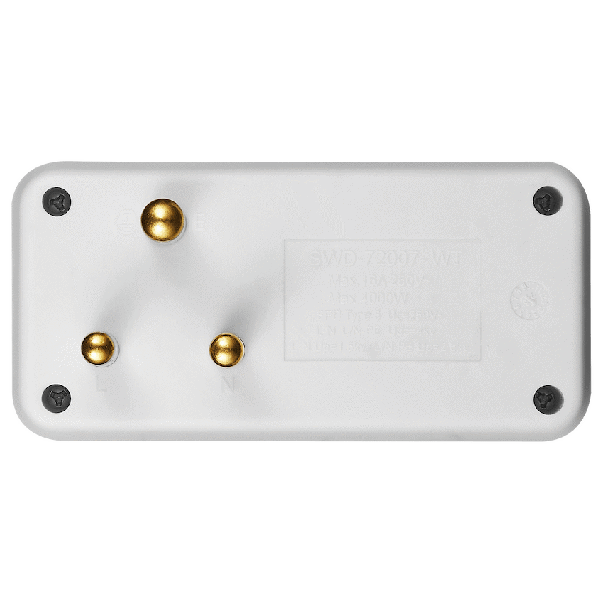Ellies 2-Way 3-Pin Adaptor