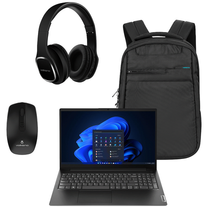 Lenovo Laptop 82YU010NSA - V15 AMD Ryzen 3 8/256 Bag+Mouse+Headphone