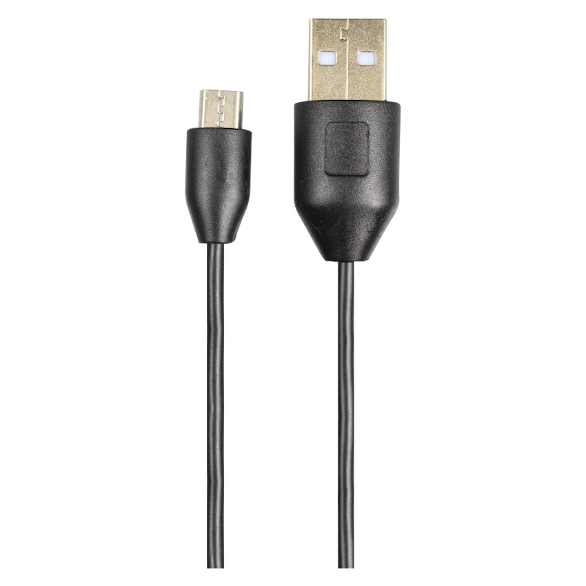 Bounce Cord Series 1.2m Micro USB Cable - Black