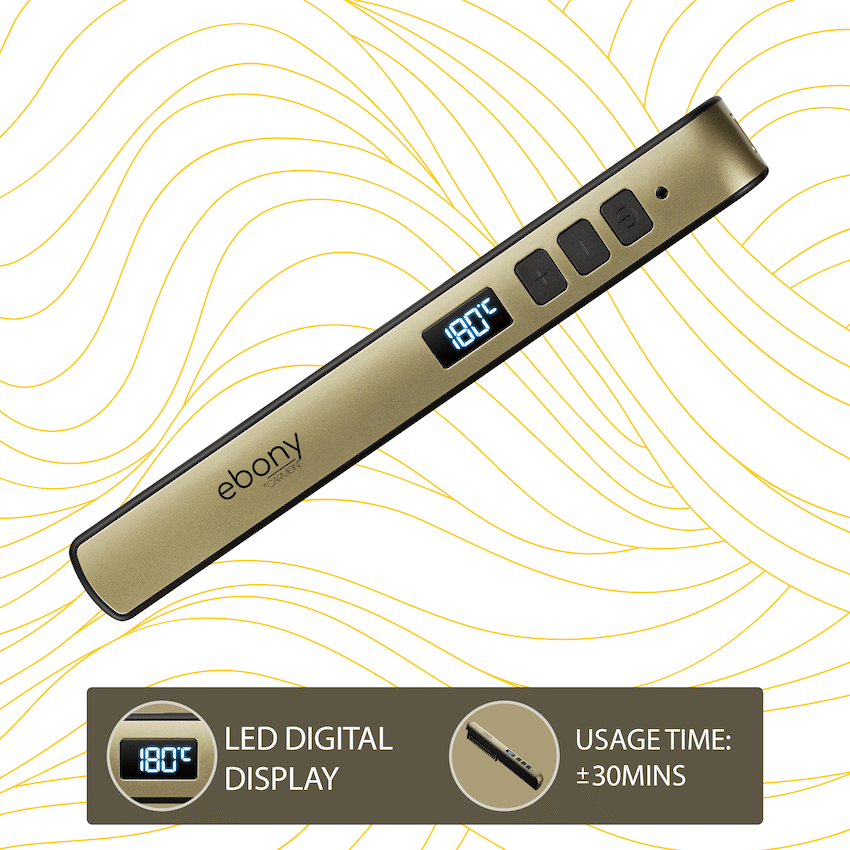 Carmen Ebony Rechargeable Hair Straightener