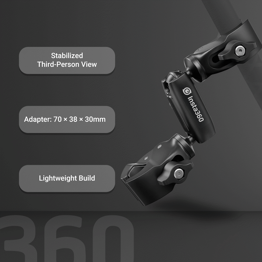 Insta360 Motorcycle Selfie Stick Support Clamp
