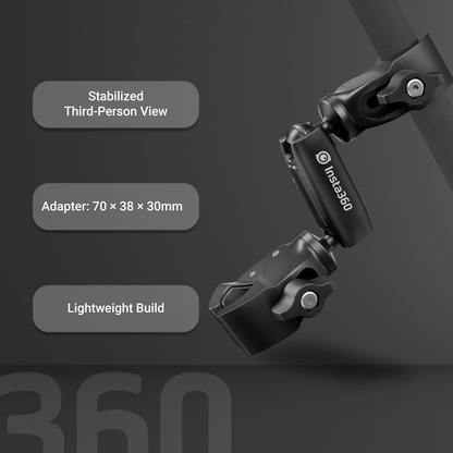 Insta360 Motorcycle Selfie Stick Support Clamp