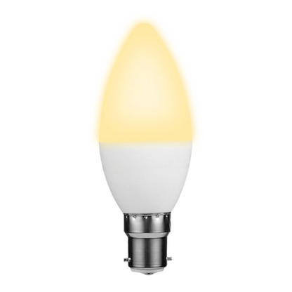 Ellies 5w C37 Residential Candle Stick Bulb B22 WW