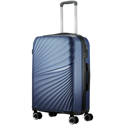 Travelwize Quartz PP 76cm 4-Wheel Spinner Luggage - Navy