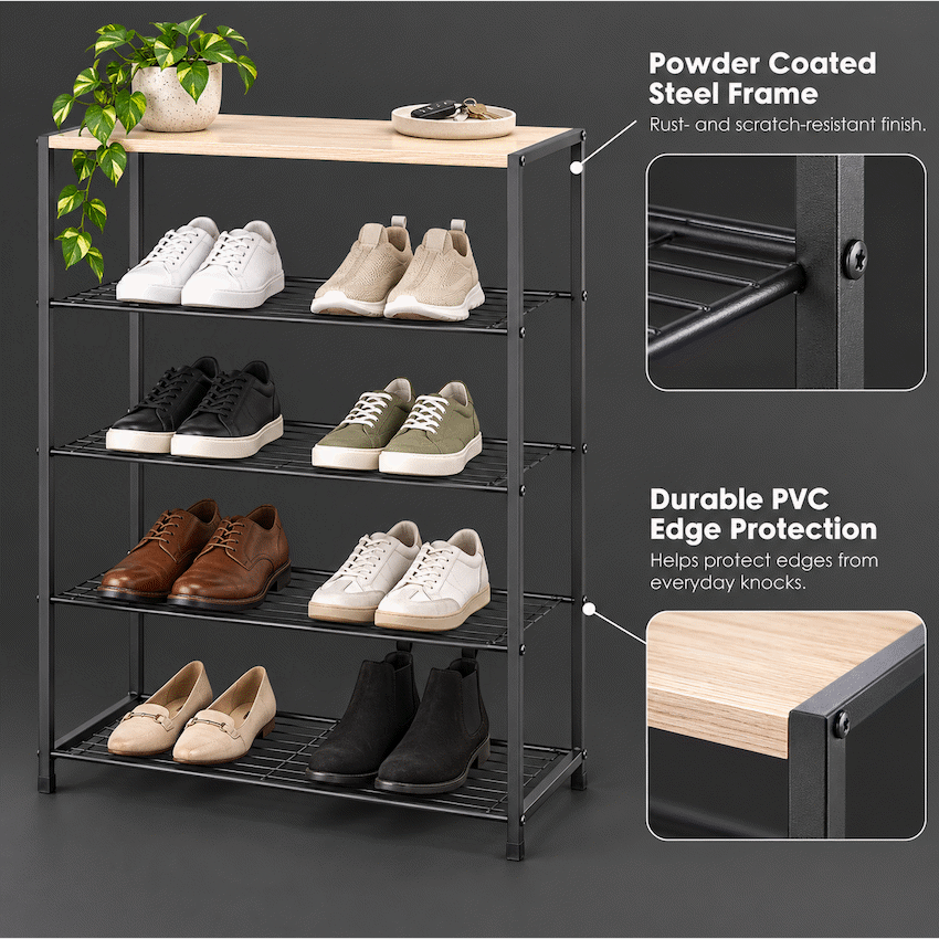 Everfurn Errol 5 Tier  Shoe Rack