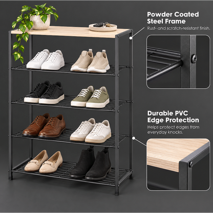 Everfurn Errol 5 Tier  Shoe Rack