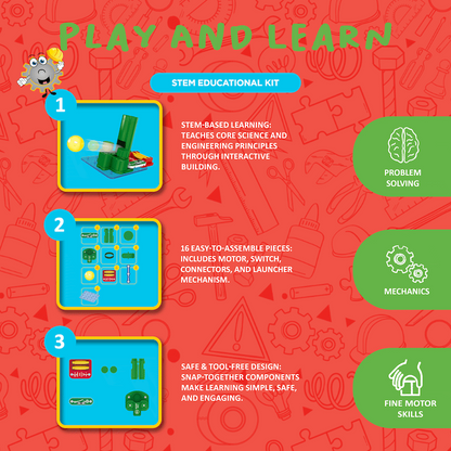 Edu-matic Volt Lab Ball Launcher Circuit