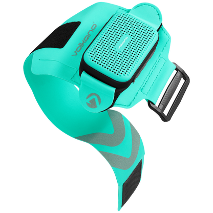 Volkano Pumped Series Wearable Speaker with Armband - Mint