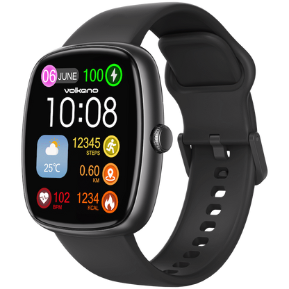 Volkano Elevate Series Smartwatch - Black