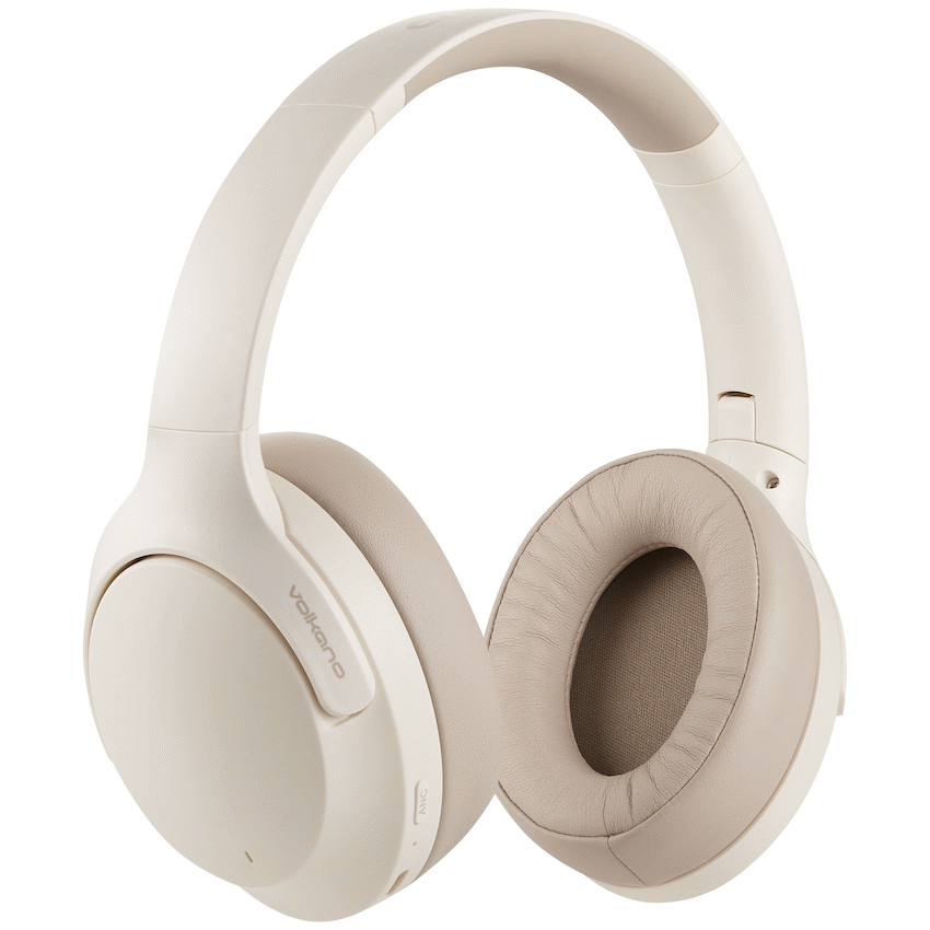 Volkano Odyssey ANC Bluetooth Wireless Headphone - Nude