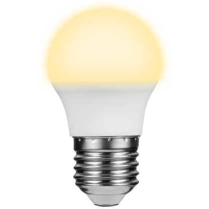 Switched 5w Golfball LED Light Bulb E27 - Warm White