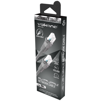 Volkano Network Series RJ-45 Network Cable, CAT5, 1m
