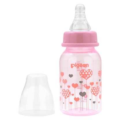 Pigeon Flexible Bottle STD Neck - Pink - 120ml
